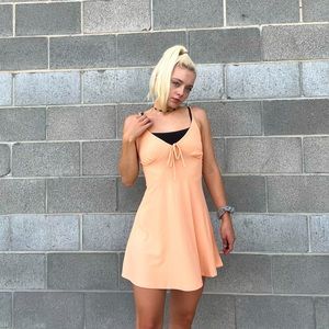 Forever 21 Peach Skater Dress Size XS-S